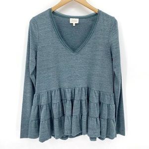 Anthropologie Peplum Top